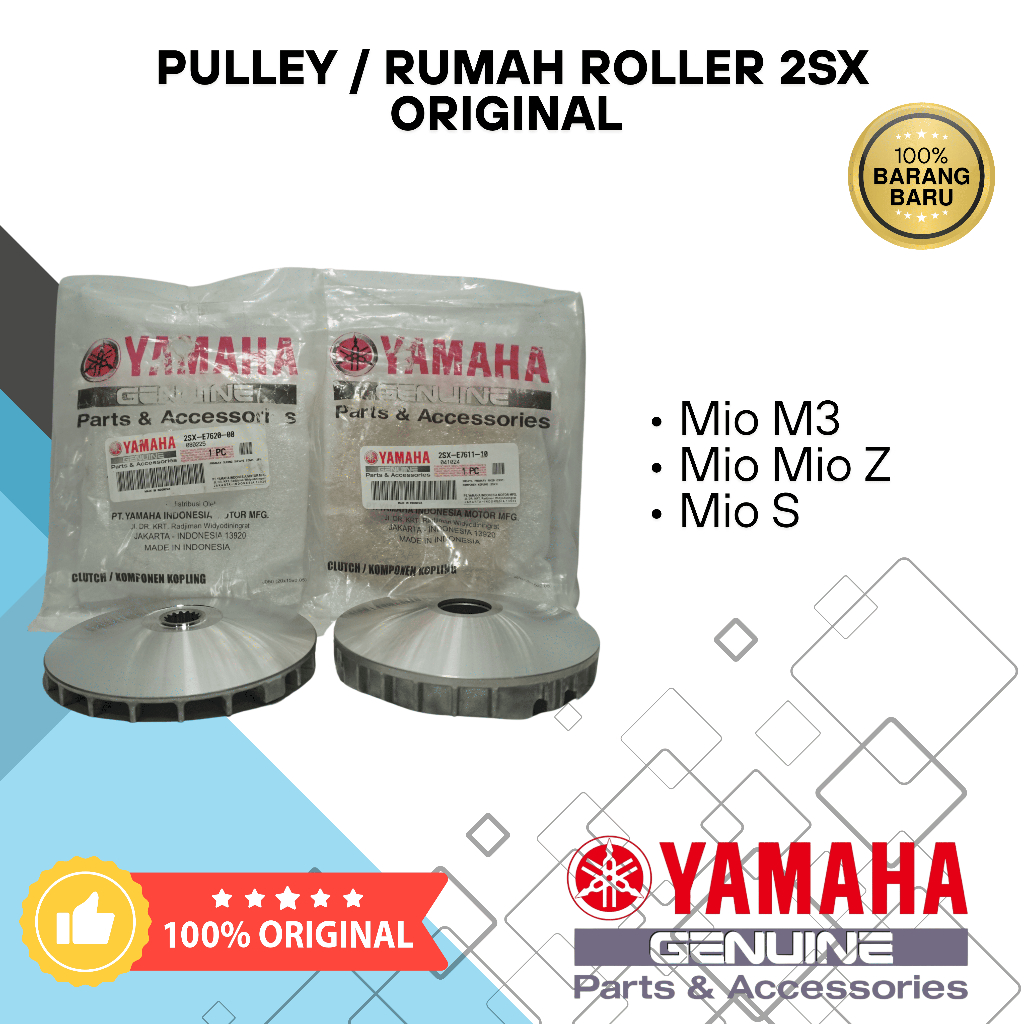Pulley set/ Rumah Roller 2SX Yamaha Original Mio M3 Mio Z Mio S 13.5 13.8 14