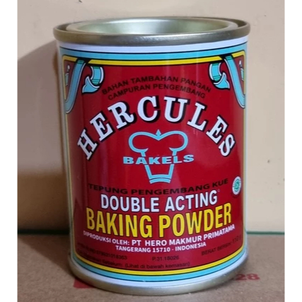 

HERCULES Baking Powder Double Acting 110 gr Bakels Premium