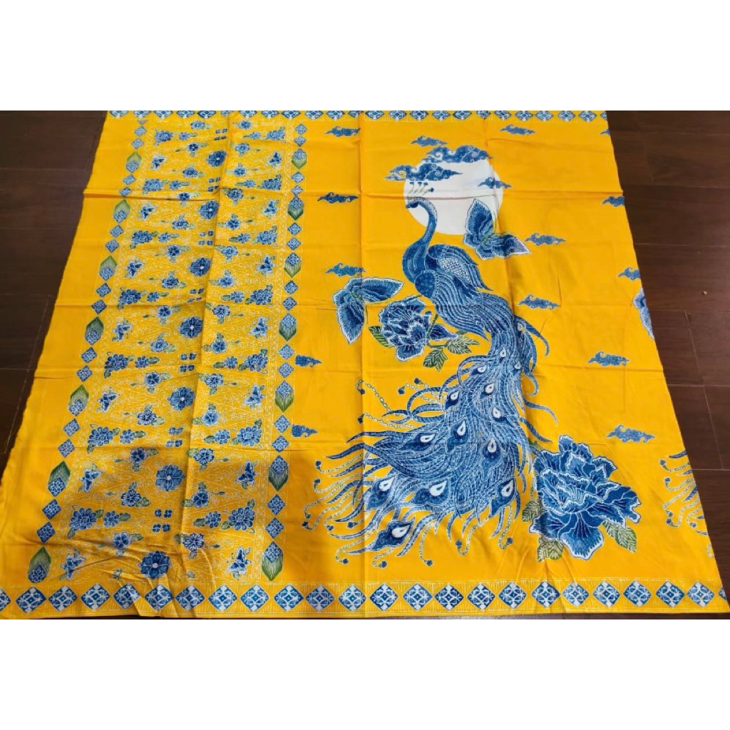 KAIN BATIK ENCIM MOTIF BULAN MERAK/ ASLI BATIK PEKALONGAN