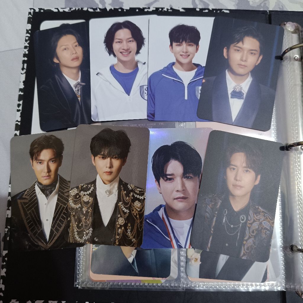 photocard super junior renaissance ryeowook siwon heechul shindong season greeting D&E bad blood eun
