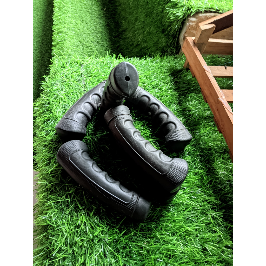 [LA] Gagang golok plastik anti pecah hitam/gagang golok kayu/gagang golok besi/gagang golok naga uki