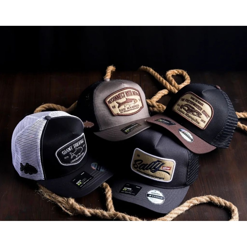 Topi Mancing Exodus Snapback Mesh 2025 Exodus Fishing Performance