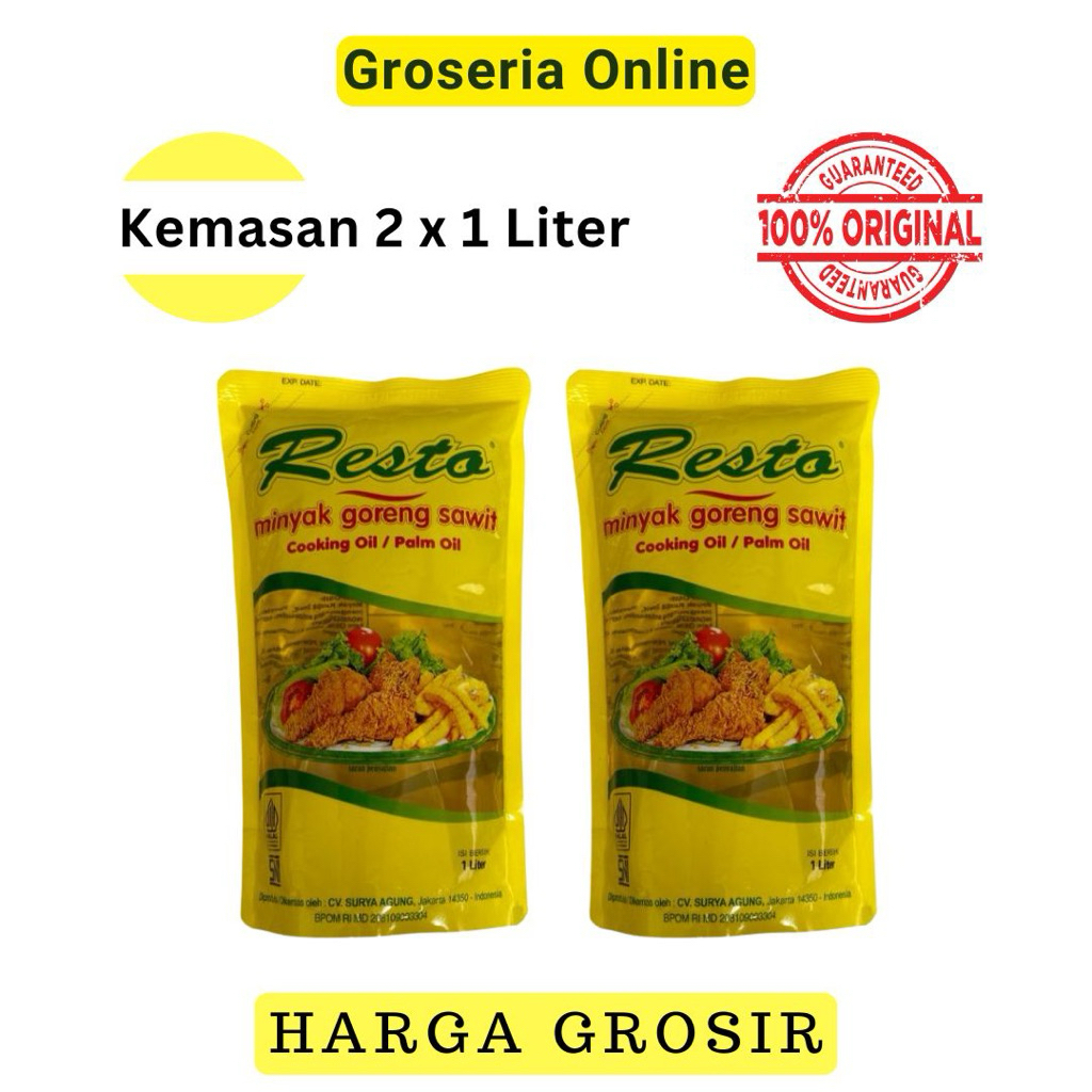 

Minyak Resto Special Paket 2 x 1 Liter