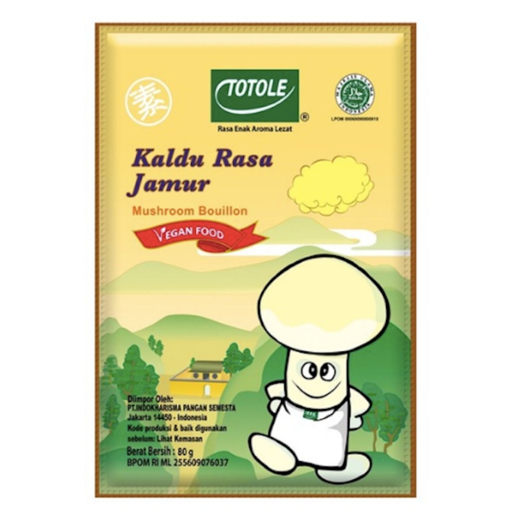 

Totole Kaldu Rasa Jamur 40gr INSTAN