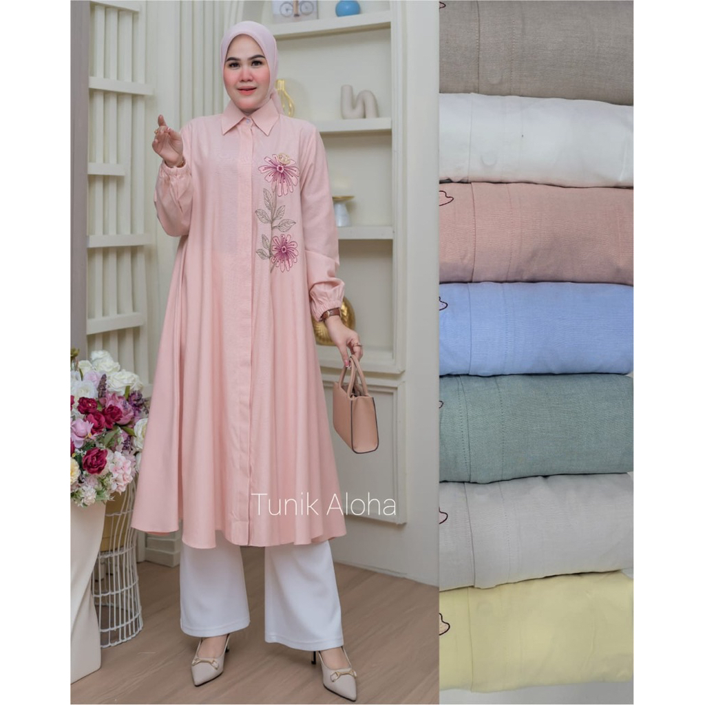 TUNIK WANITA ALOHA WINODY KEKINIAN CANTIK BANGET