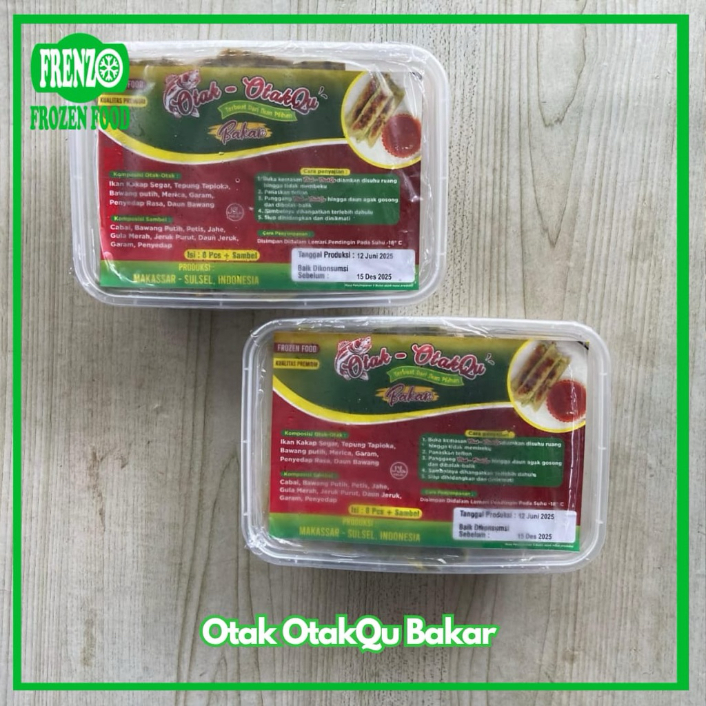 

Otak-Otak Bakar Isi 8 Pcs + Sambal