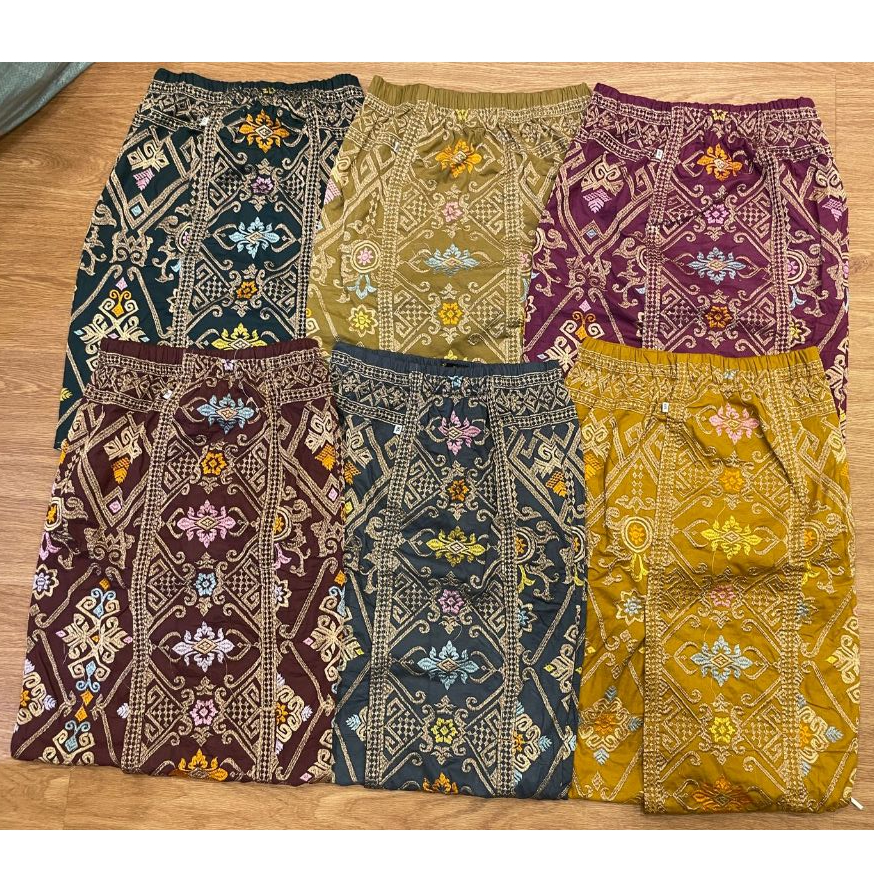 KAMEN JADI BORDIR MOTIF CEMPAKA BY CREATIVE SOLUTION