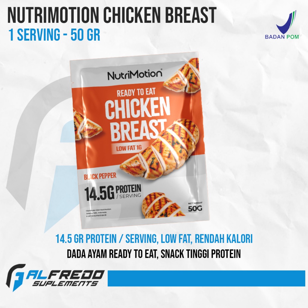 

NutriMotion Chicken Breast Blackpaper - High protein & Low Fat