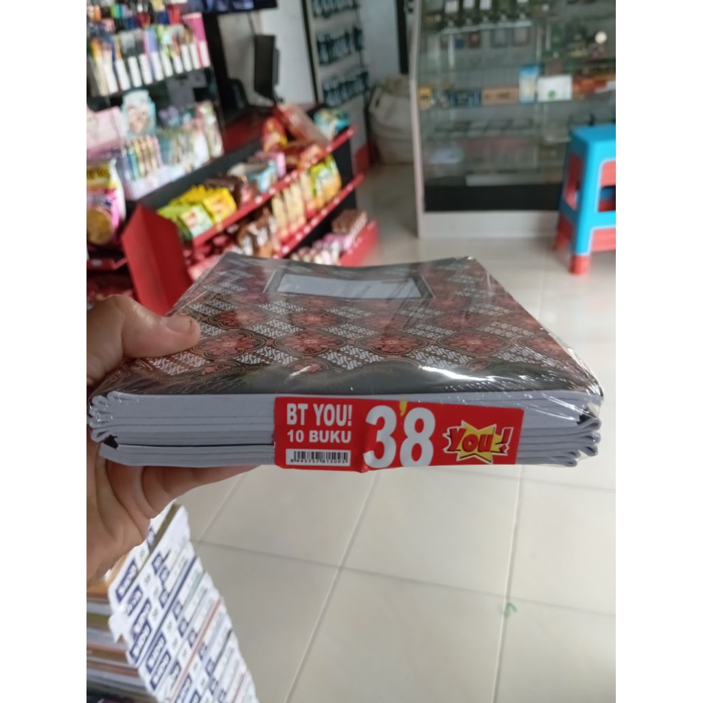 

buku tulis BT YOU 38 1 pack isi 10