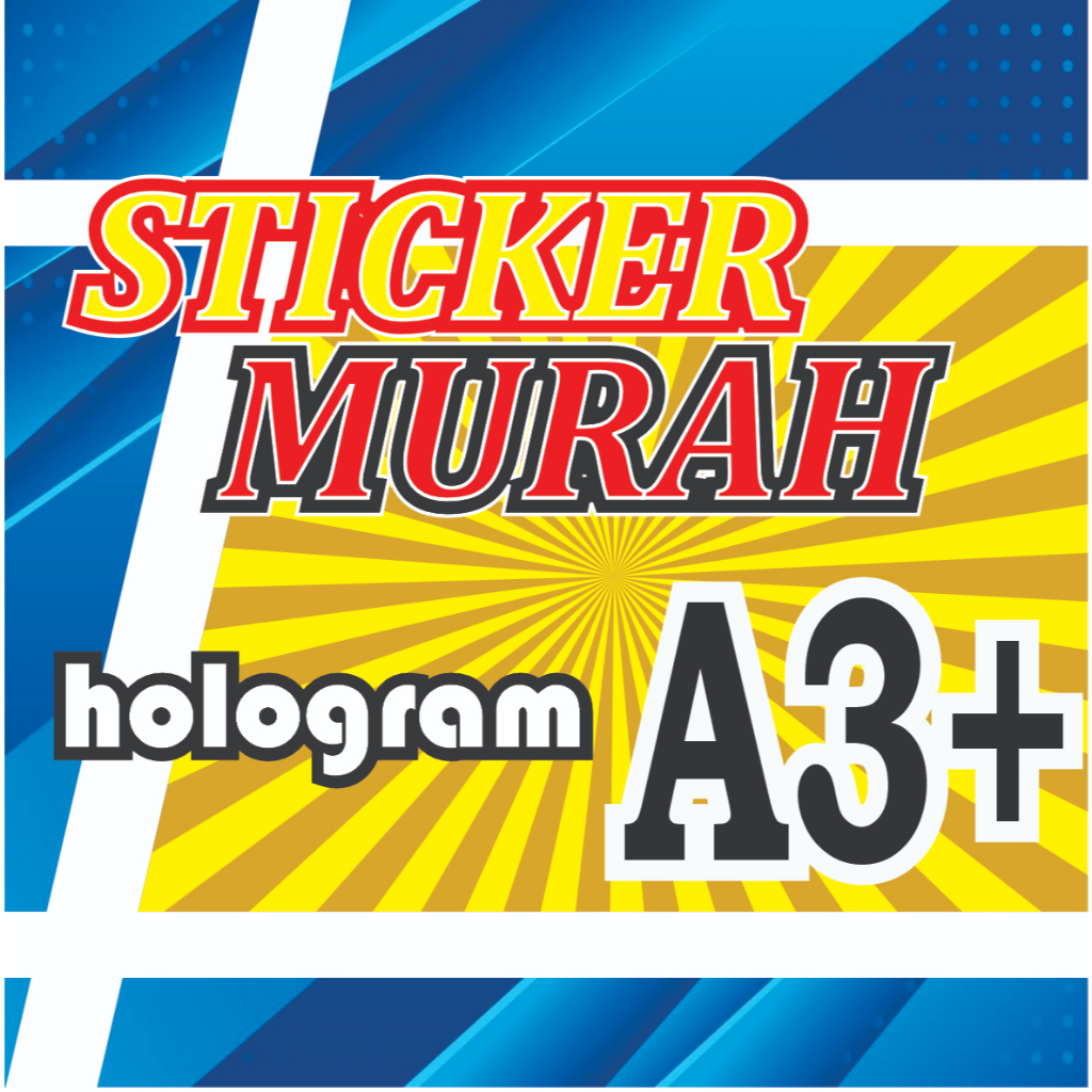 

Sticker Muraah A3+ Hologram