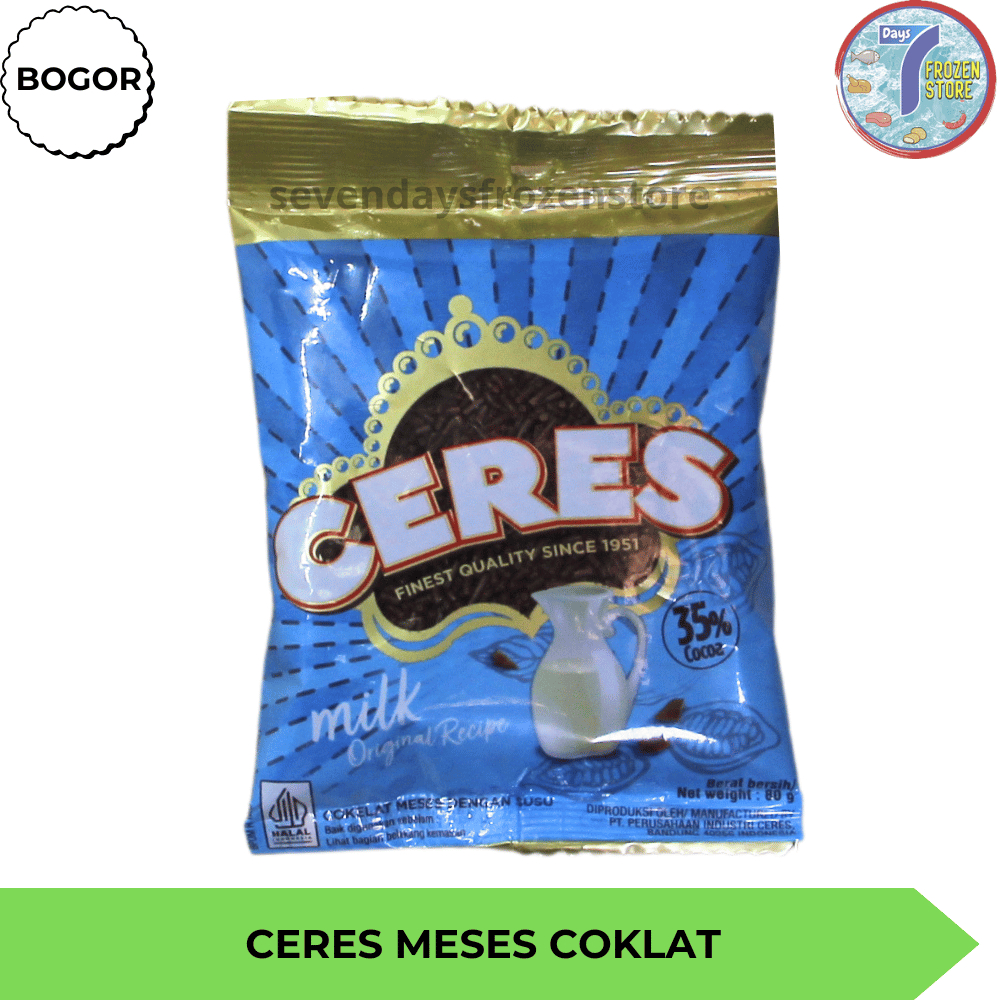 

Ceres Meses Mesis Coklat Varian Milk & Classic 80 Gr