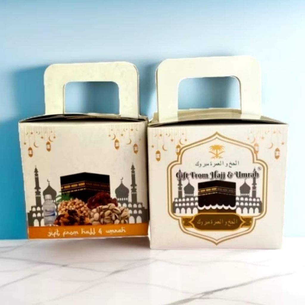 

Dus Box Kotak Paperbag Kosong Unik Tas Oleh-oleh Haji dan Umroh isi 50pcs