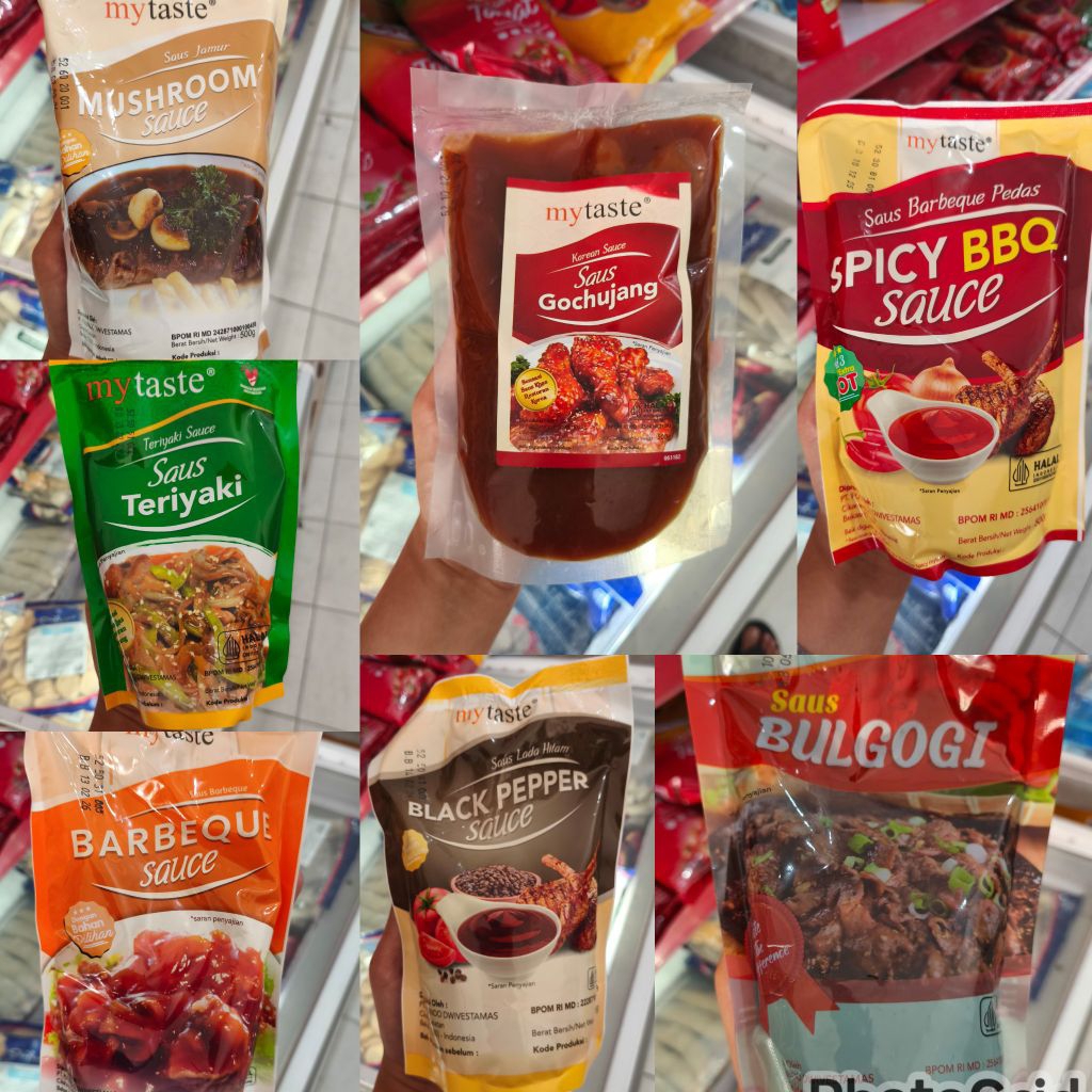 

My Taste Saus Gochujang / Teriyaki/ Bulgogi/BBQ/ Black pepper/ Mushroom