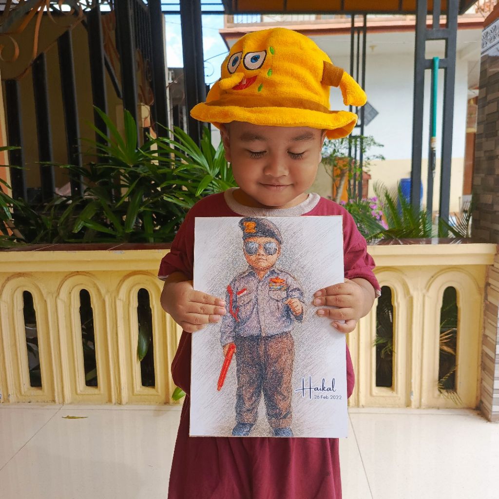 Kado Custom Sketsa Foto / Kado Papan MDF Custom / Kado Wisuda / Kado Perpisahan