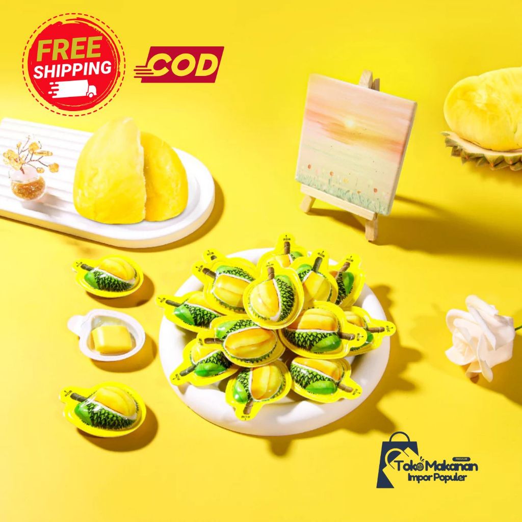 

Permen Lunak Rasa Durian Original Nikmat dan Lezat Permen Buah Permen Durian