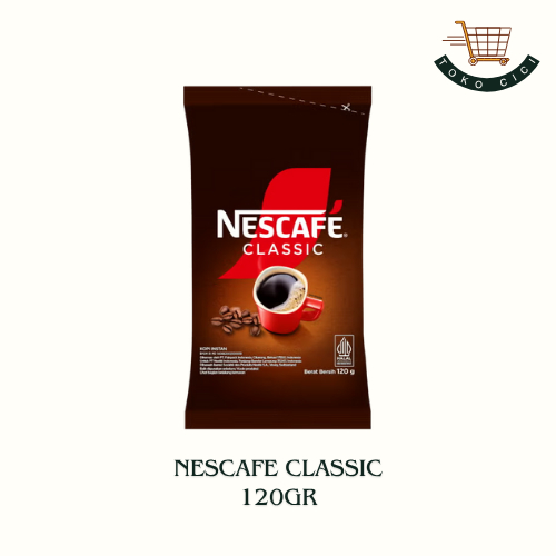 

NESCAFE CLASSIC 120GR KOPI INSTAN 100% KOPI MURNI / NESCAFE CLASSIC