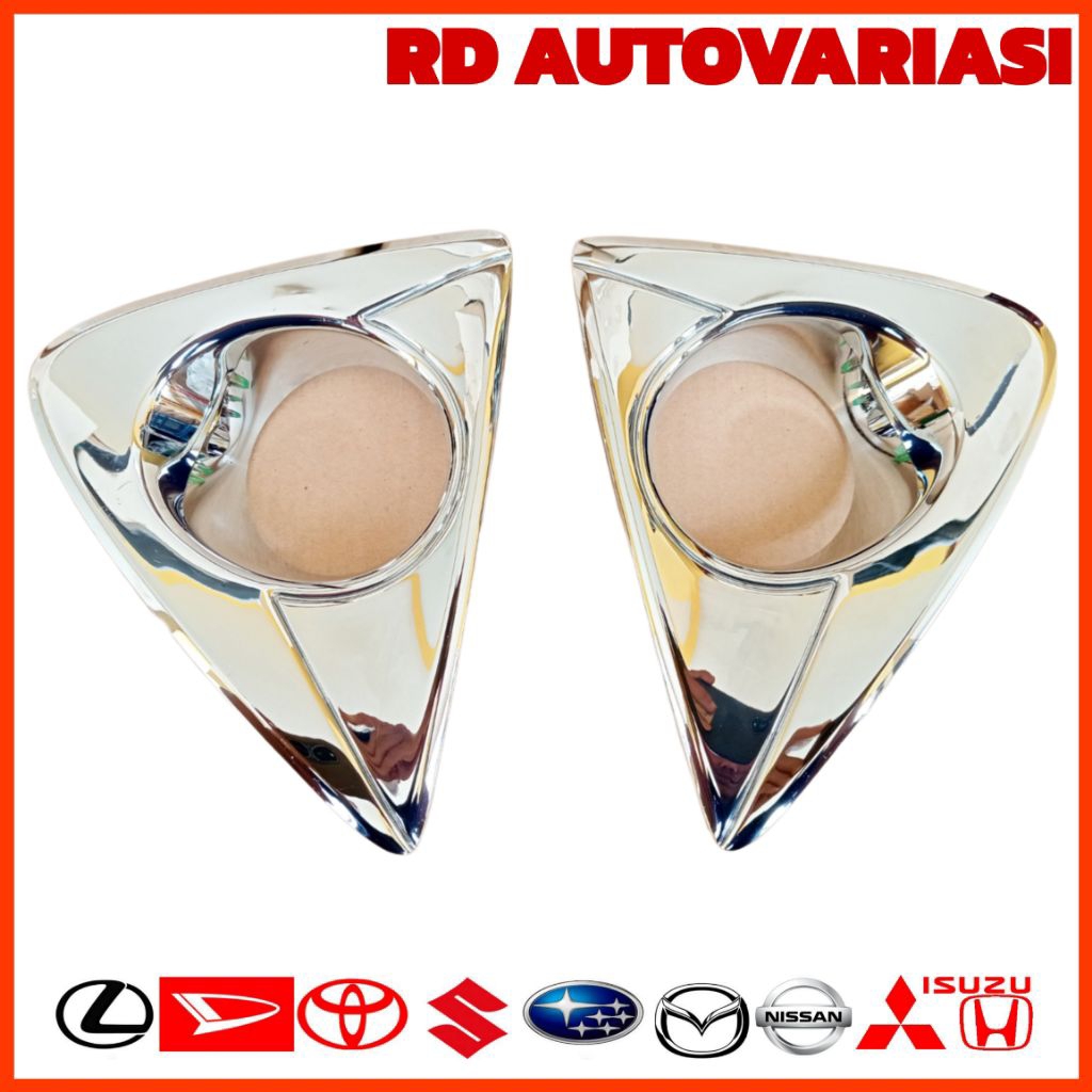 GARNISH FOGLAMP AGYA LAMA CHROME COVER FOGLAMP AGYA LAMA CHROME