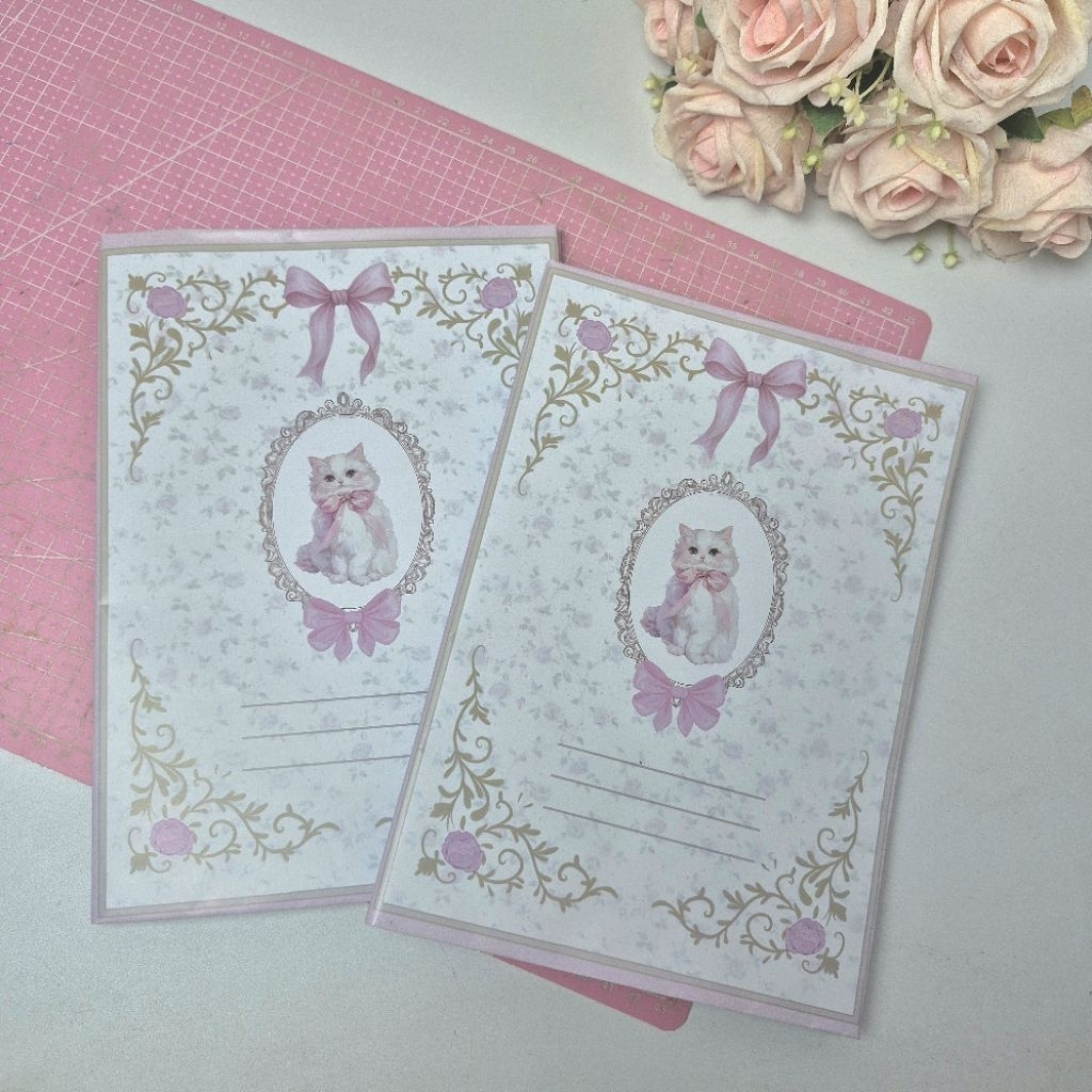 

[SIDU/ BUKU KECIL] SAMPUL BUKU MOTIF KITTY AESTHETIC