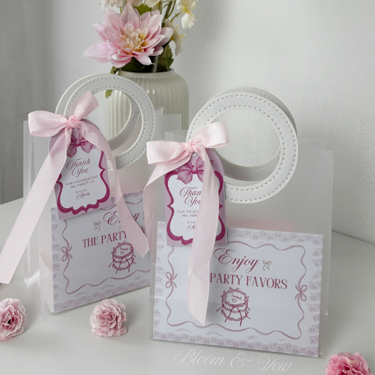 

Tas Ulang Tahun Custom Hangtag dan Kartu Ucapan - Souvenir Ulang Tahun Murah Aesthetic - SET A