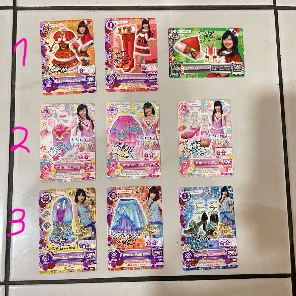 kartu aikatsu card X JKT48 ORI