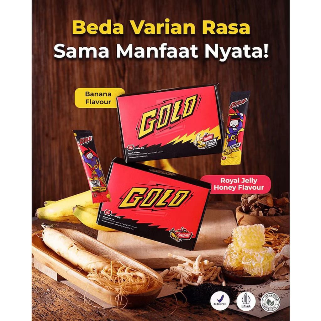 

Golo Herbal Ginseng 1 Box – Minuman Serbuk Rasa Royal Jelly & Banana