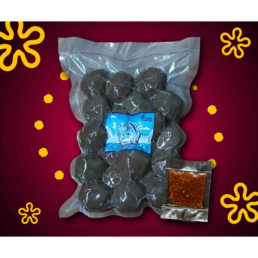 

Bakso Ikan Sedang Hitam Isi 20 Butir