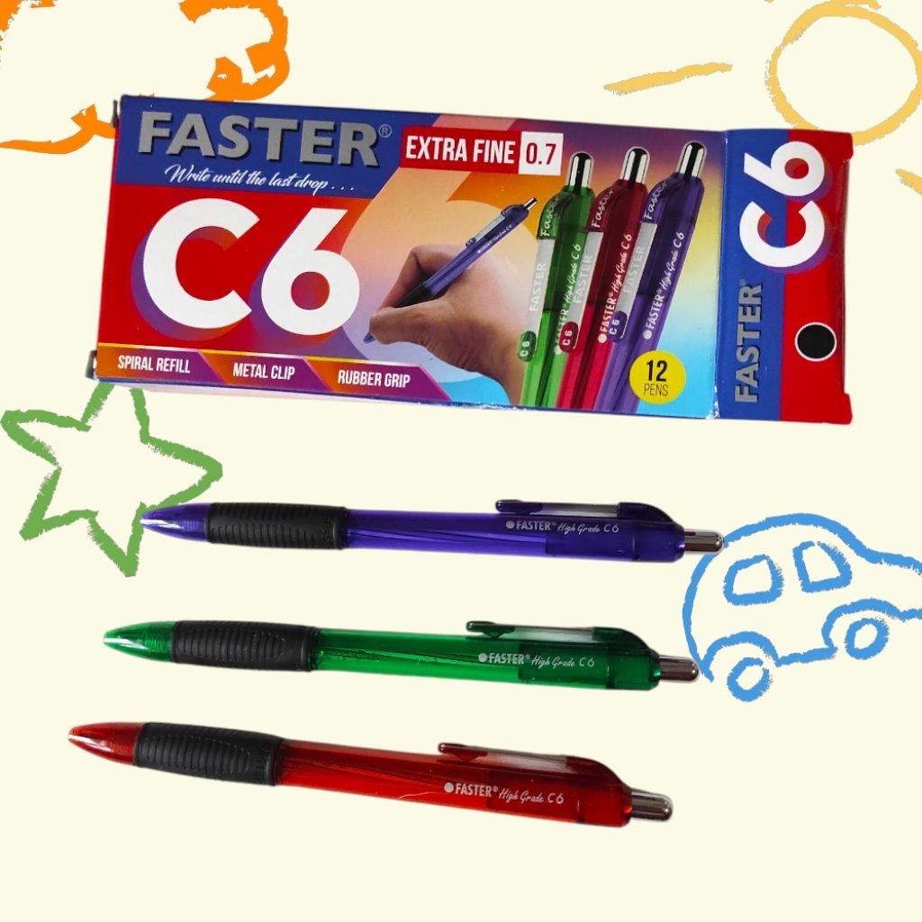 

Faster gel pen c6 /pulpen faster c6/bolpen Faster C6 0,7mm perpcs