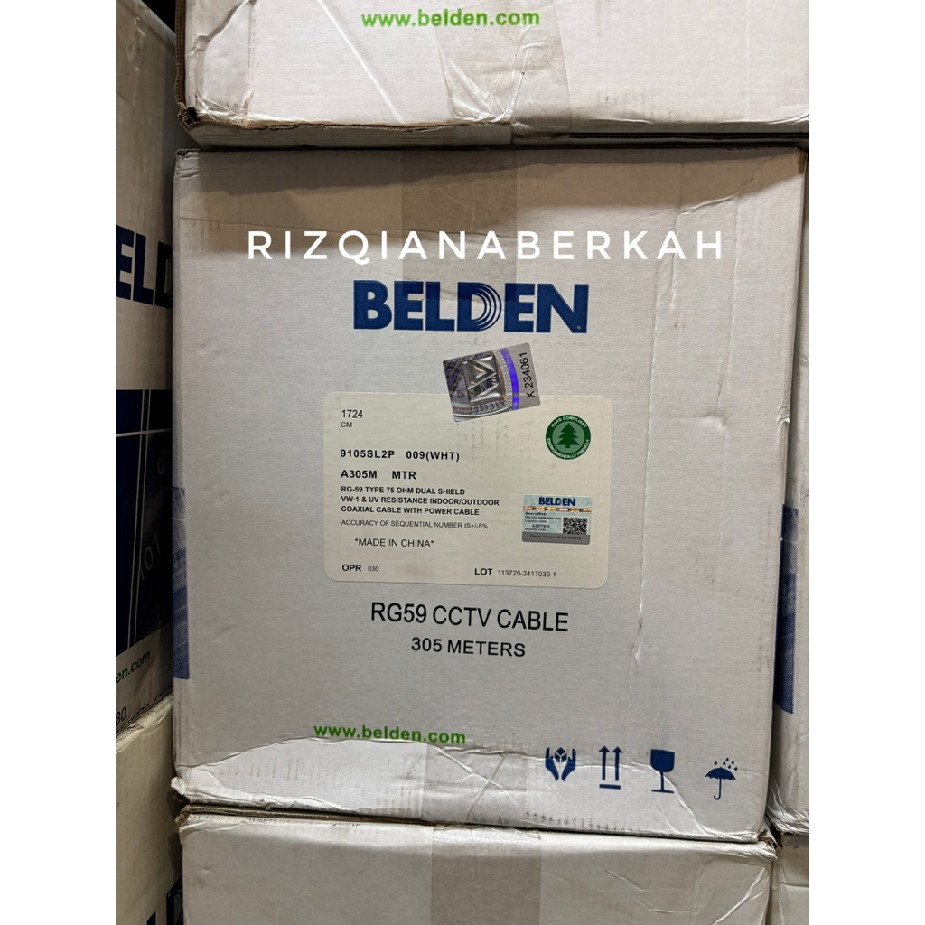 Kabel CCTV RG59 BELDEN 305meter RG 59 Belden Original