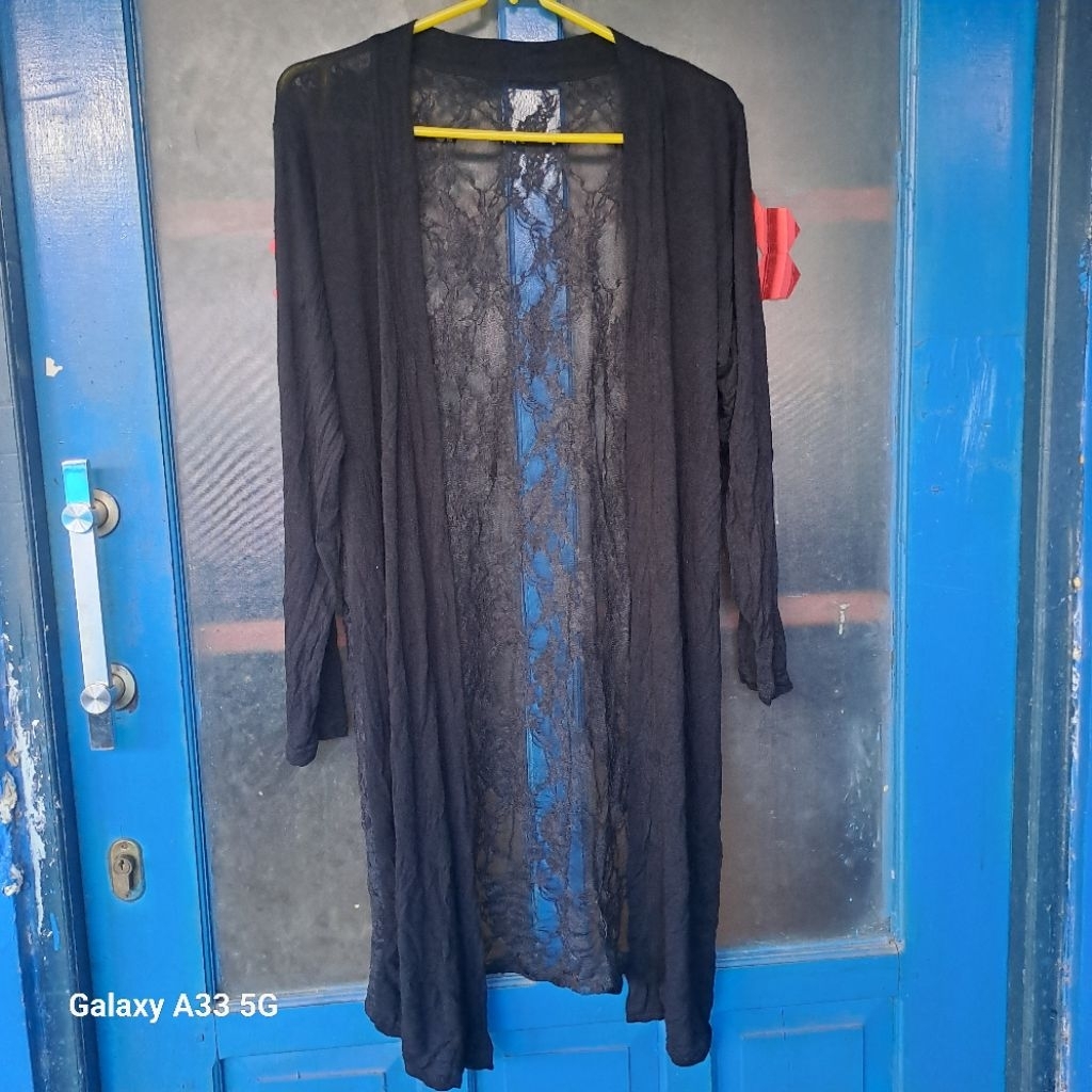 Koleksi Outer Cardigan Hitam Second