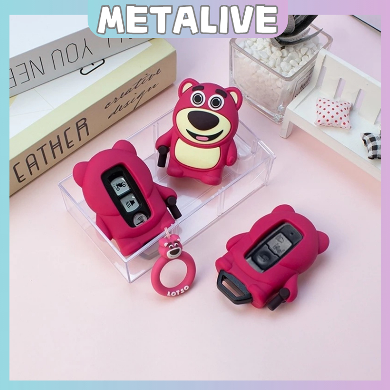 Case Pelindung Remote Kunci Motor Honda Cover Kunci Motor Cover Case Kunci Karet Kartun Motor
