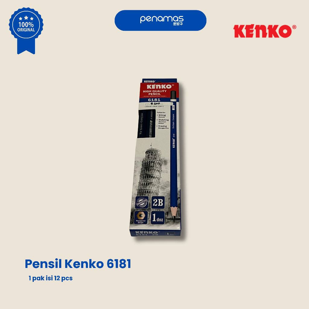 

PENSIL KENKO 6181 (2B) / PAK