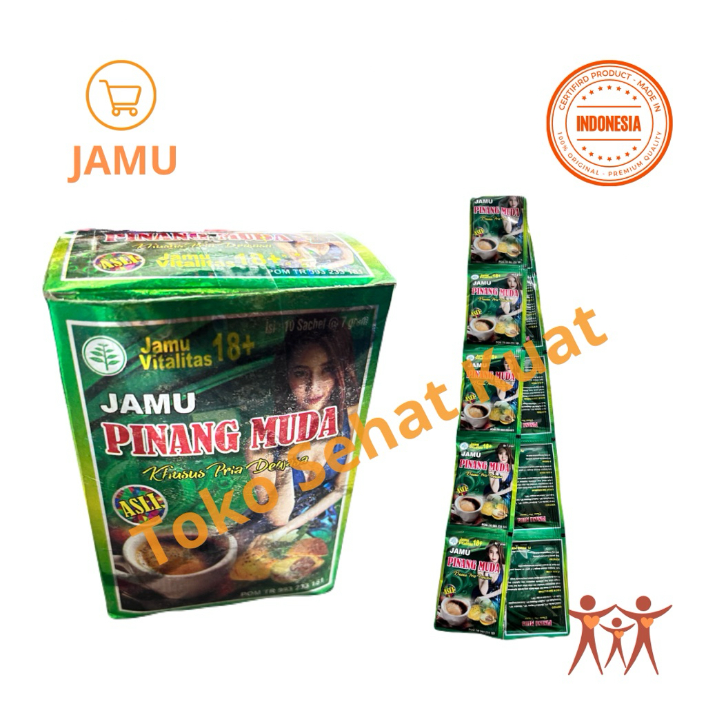 

serbuk pinang muda isi 10