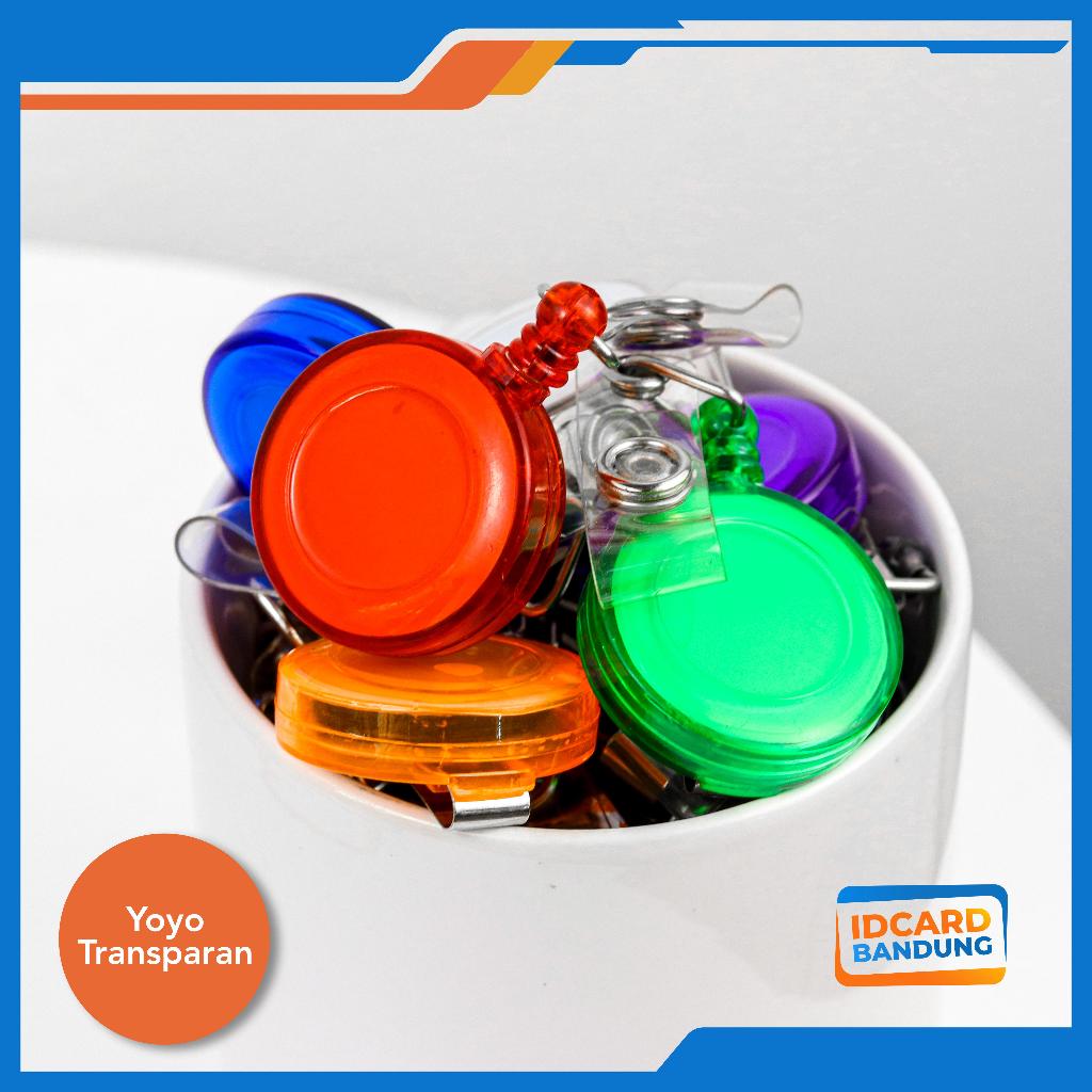 

YOYO TRANSPARAN Tali Id Card Gantungan Id Card Hang Tag Name Tag