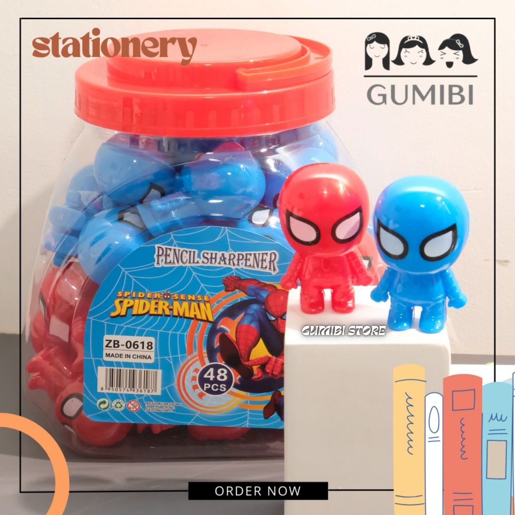 

RAUTAN SPIDERMAN SERUTAN PENSIL OROTAN SERUTAN PENSIL ANAK UNIK LUCU BENTUK SPIDERMAN AVENGERS SUPERHERO LUCU TERMURAH