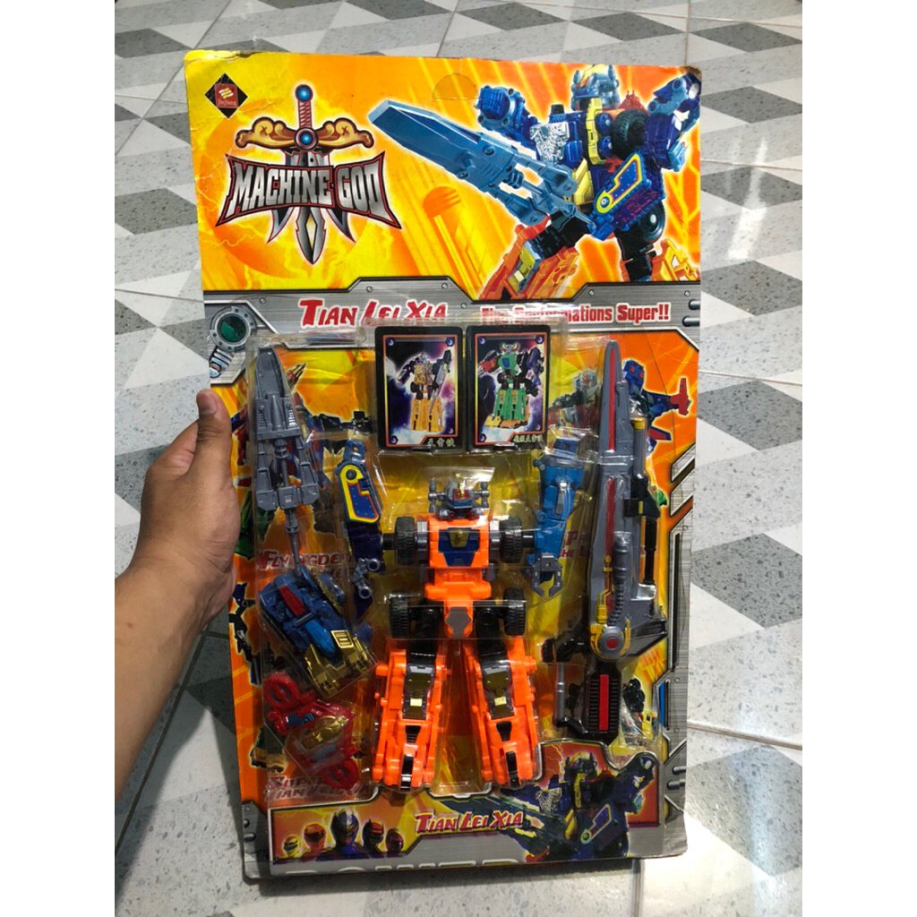 Mainan jadul dx megazord daibouken bootleg