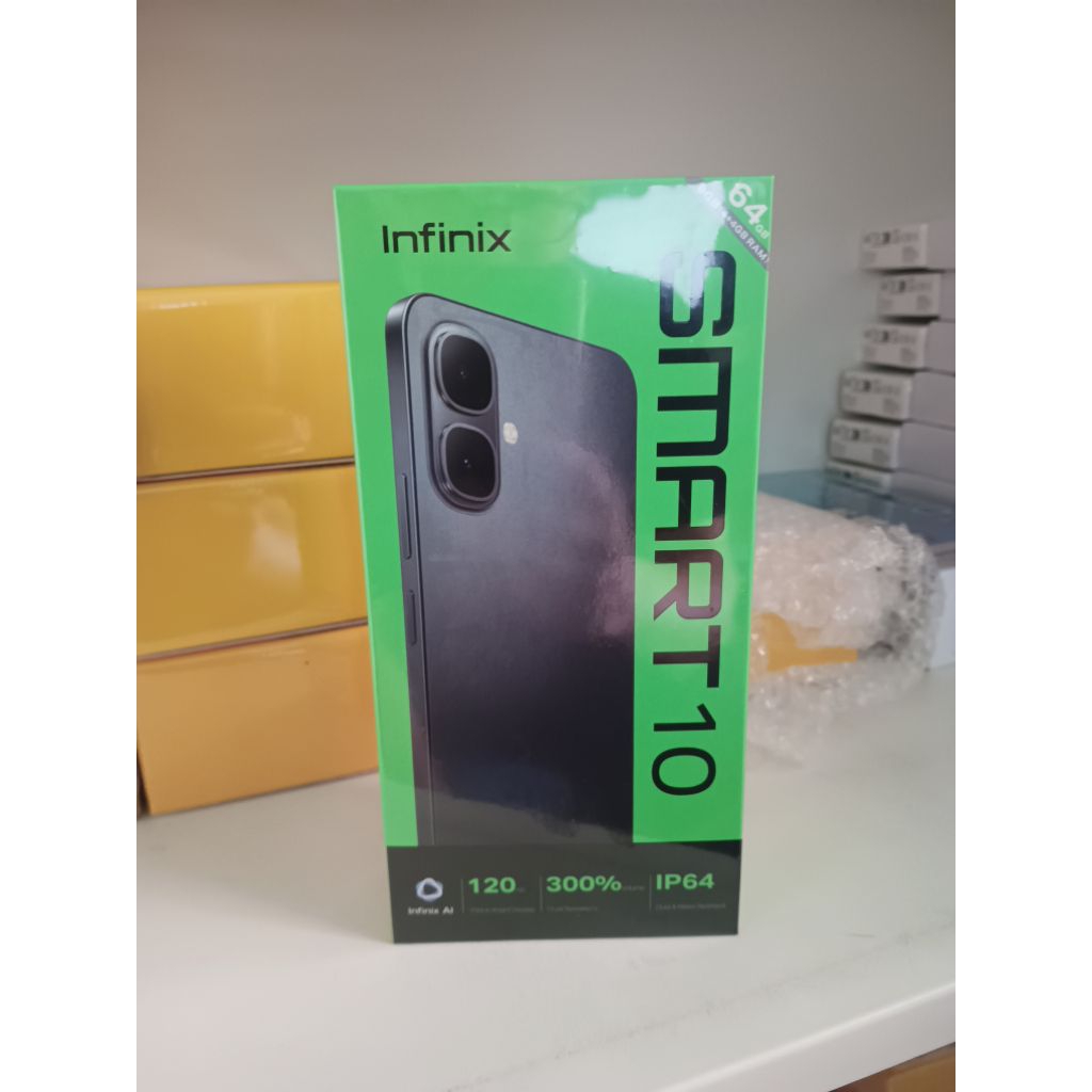 Infinix Smart 10 4/64 dan 4/128 GB NFC 6000 Mah