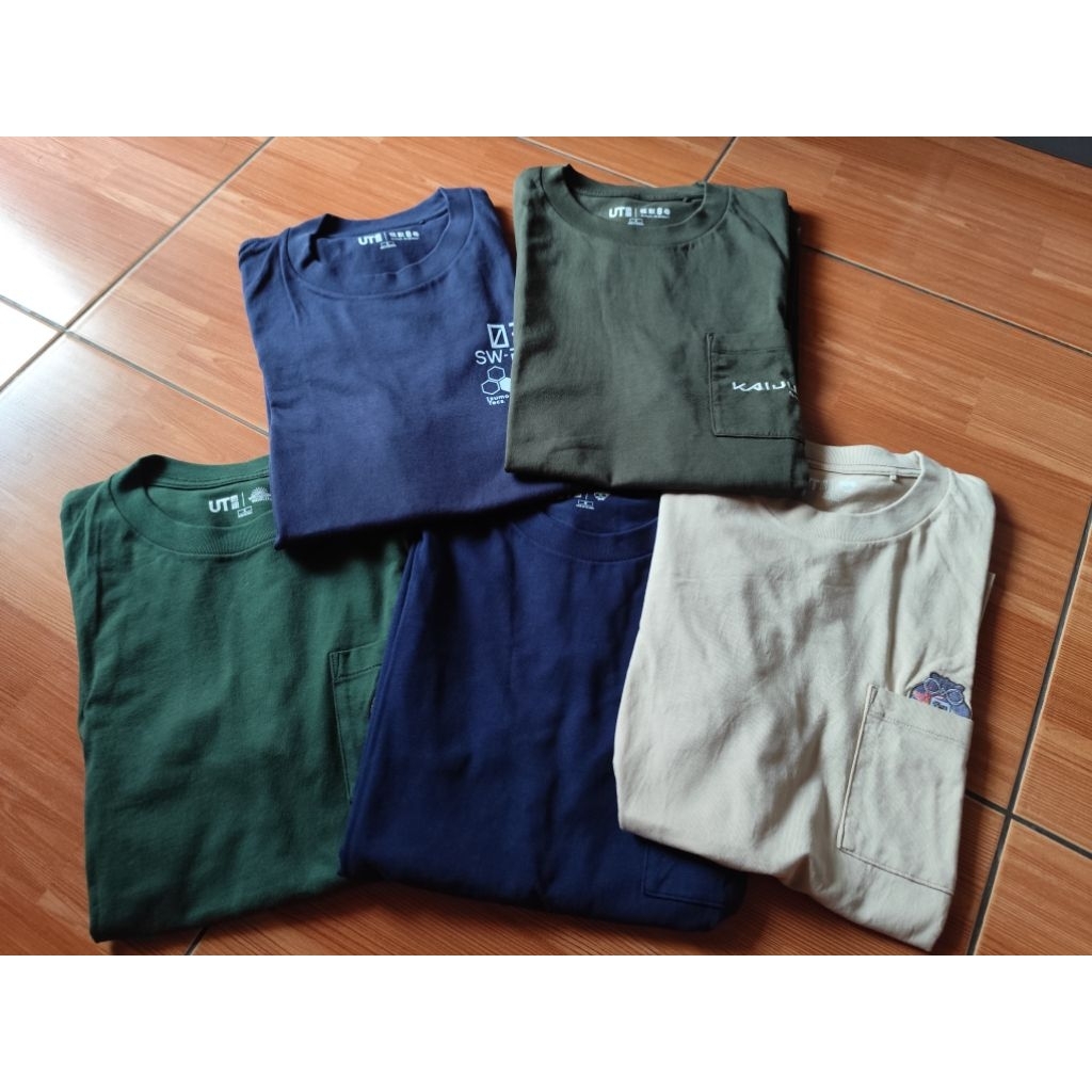 (PRELOVED) UNIQLO UT Tshirts Conan, Kaiju no 8 and Harry Potter Collection Size S and M