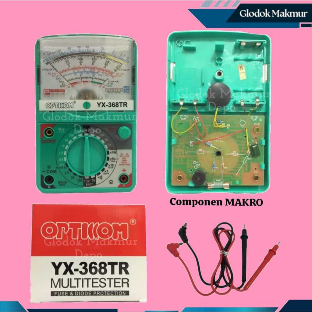 MULTIMETER JARUM OPTICOM YX-368-TR