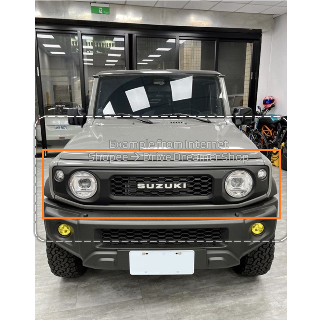 Grill Depan Jimny JB74| Grill Jimny JB74| Bumper Jimny Black Doff