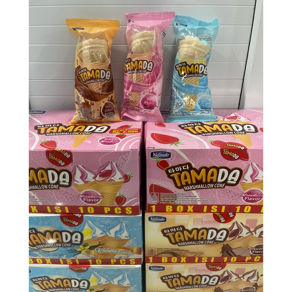 

TAMADA MARSHMALLOW CONE ( isi 10 pcs )