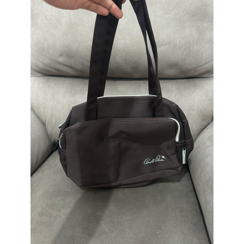 ARNOLD PALMER HAND BAG BROWN ORIGINAL PRELOVED