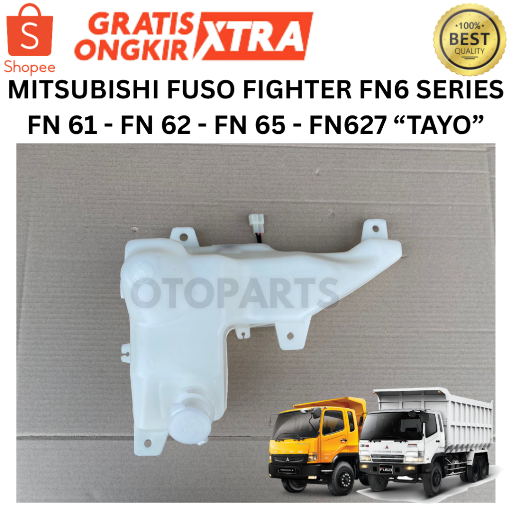 TANGKI TABUNG AIR WIPER WINSHIELD WIPER TANK FUSO FN 61 FN62 TAYO FN627 250PS