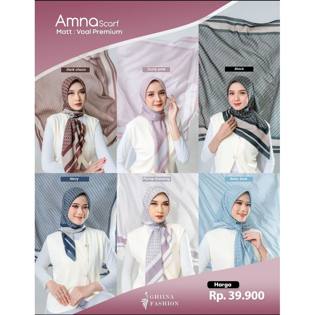 AMNA SCARF BY GHIINA FASHION