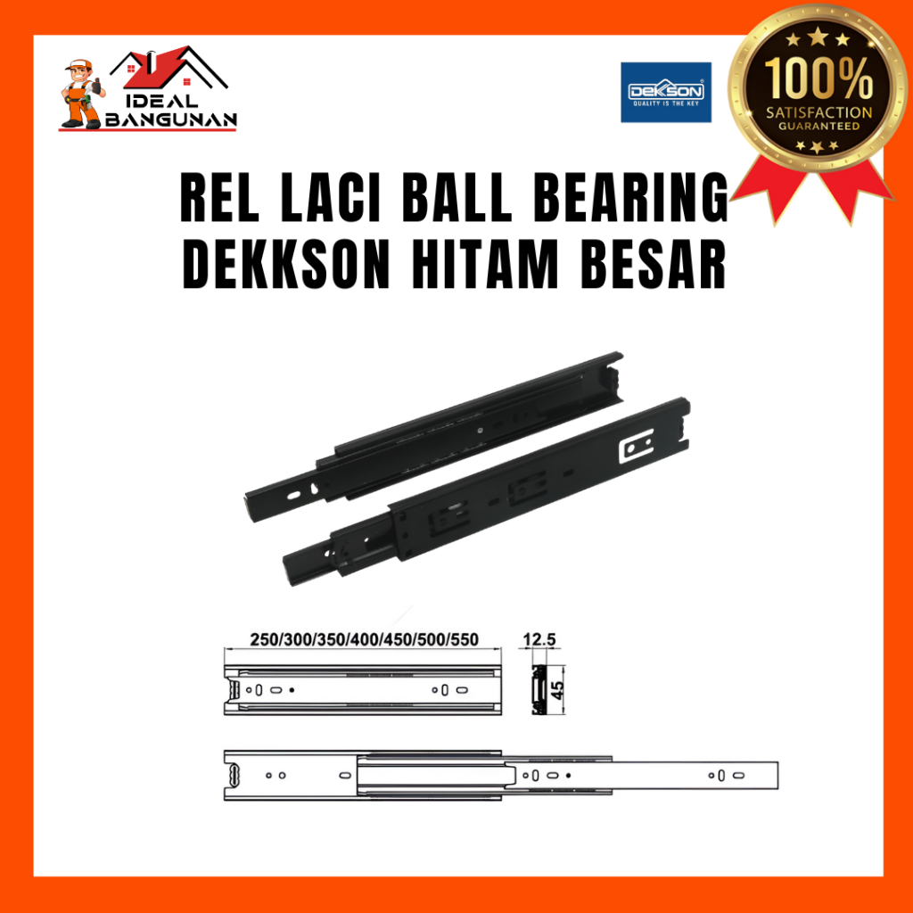 REL LACI BALL BEARING DEKKSON HITAM BESAR FBB | REL LACI DEKKSON