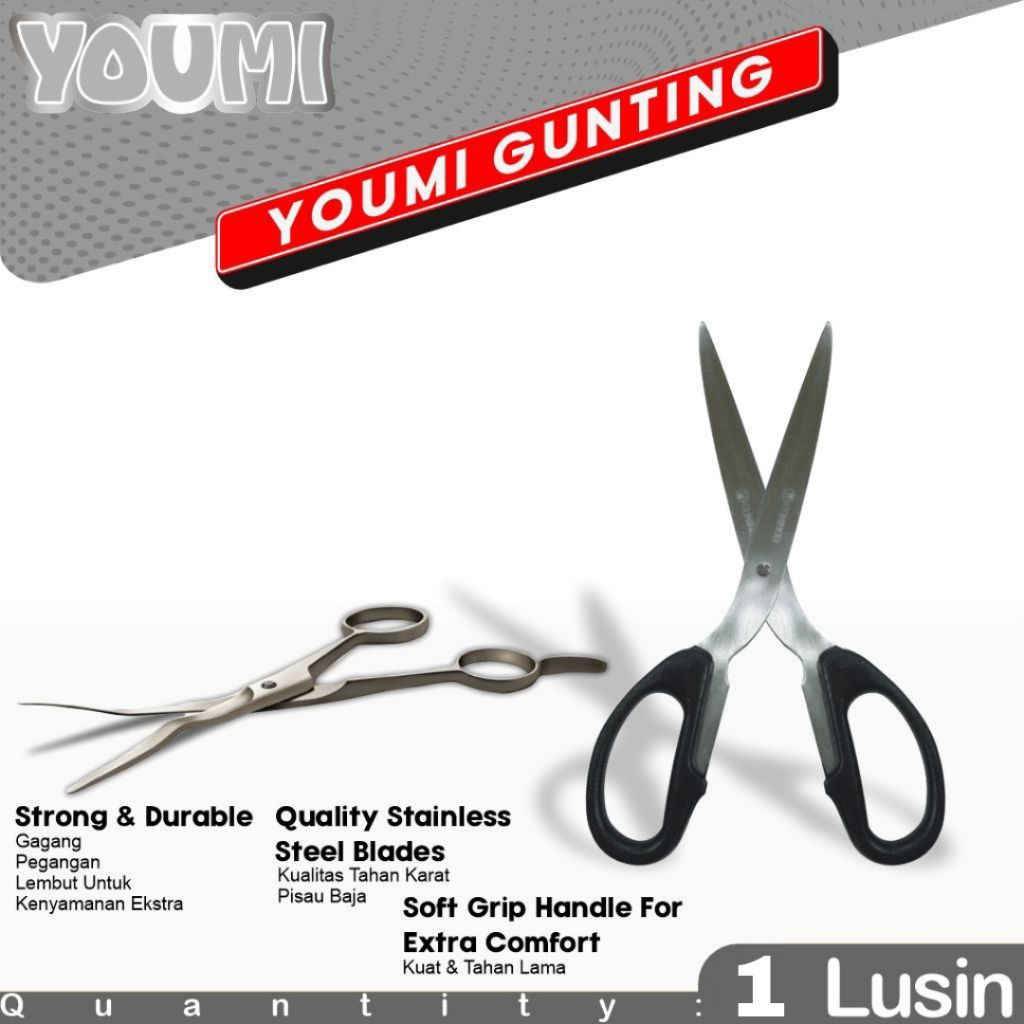 

Gunting Youmi Lusinan YM-JH-114 4,5" / AK-GH165B 6