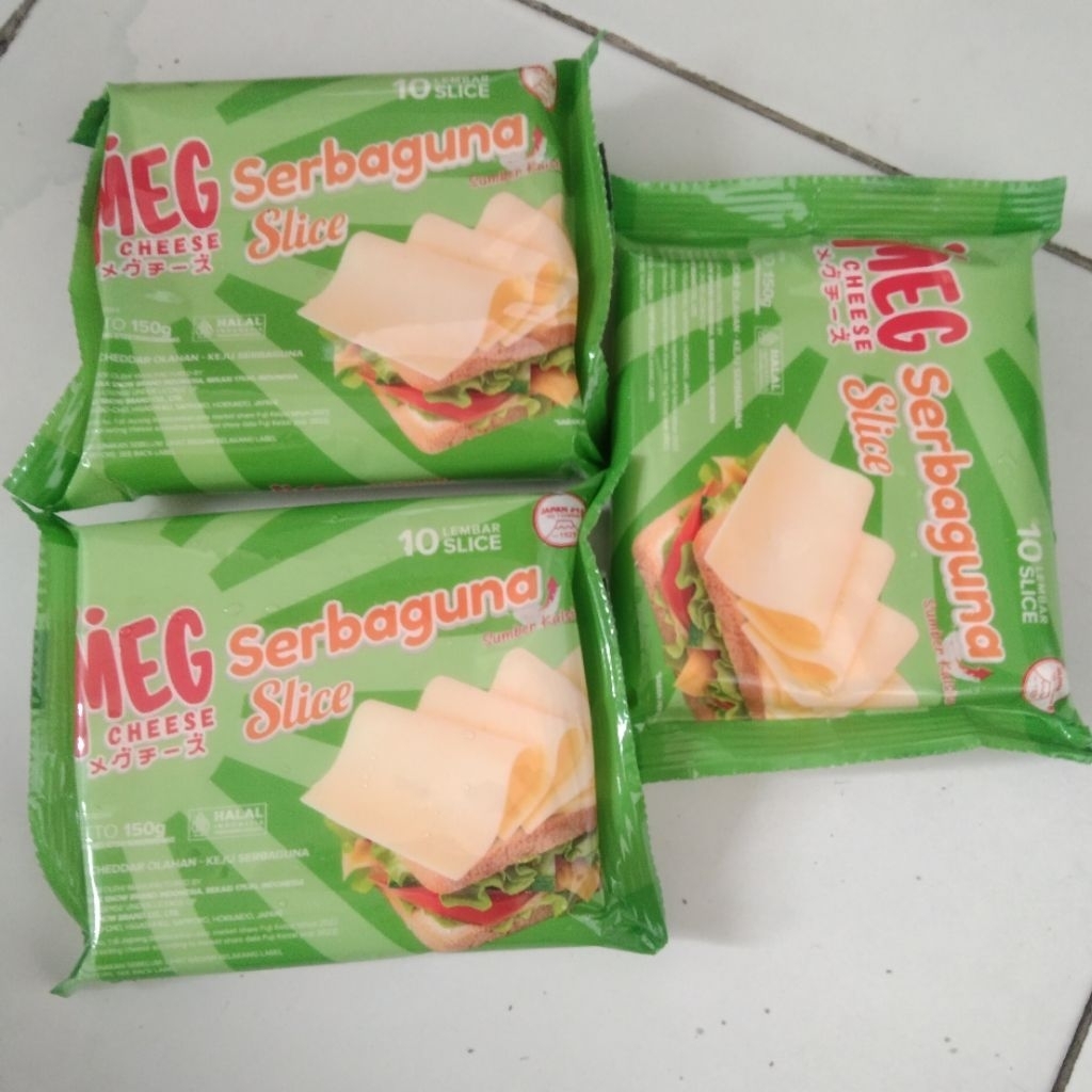 

Keju Meg slice isi 10's