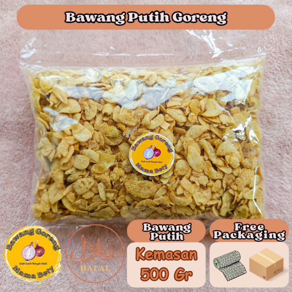 

Bawang Putih Goreng Asli Crispy Refill Kemasan 500 gram