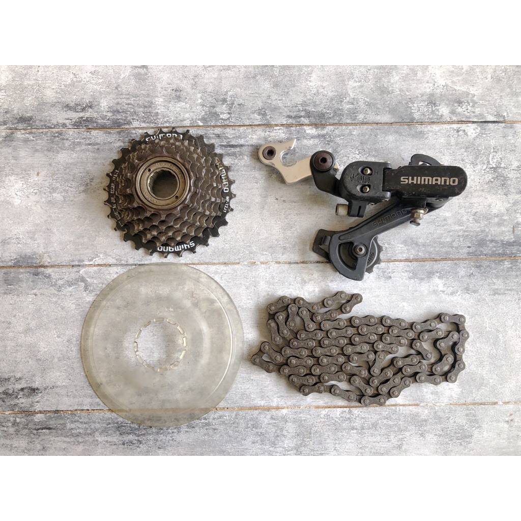 sprocket gear shimano 7 speed copotan polygon sierra rd shimano 7 speed polygon sierra rantai polygo