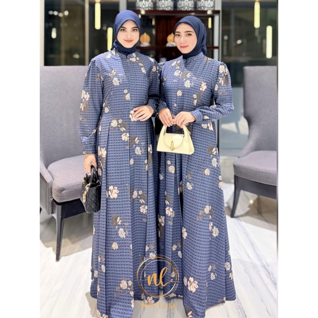 Afika dres new lusy gamis new lusy terbaru gamis mewah