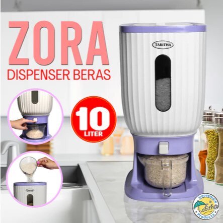 Dispenser BERAS 10 Liter / Dispenser Aesthatic / Tempat Penyimpanan Beras / Wadah Beras 10 Liter